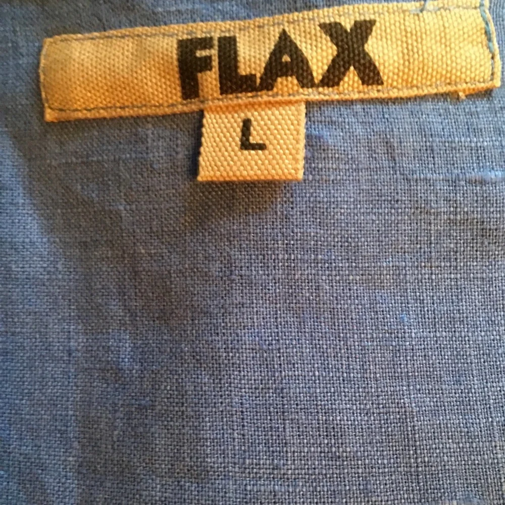 NWOT Flax Blue linen dress L - Picture 7 of 7